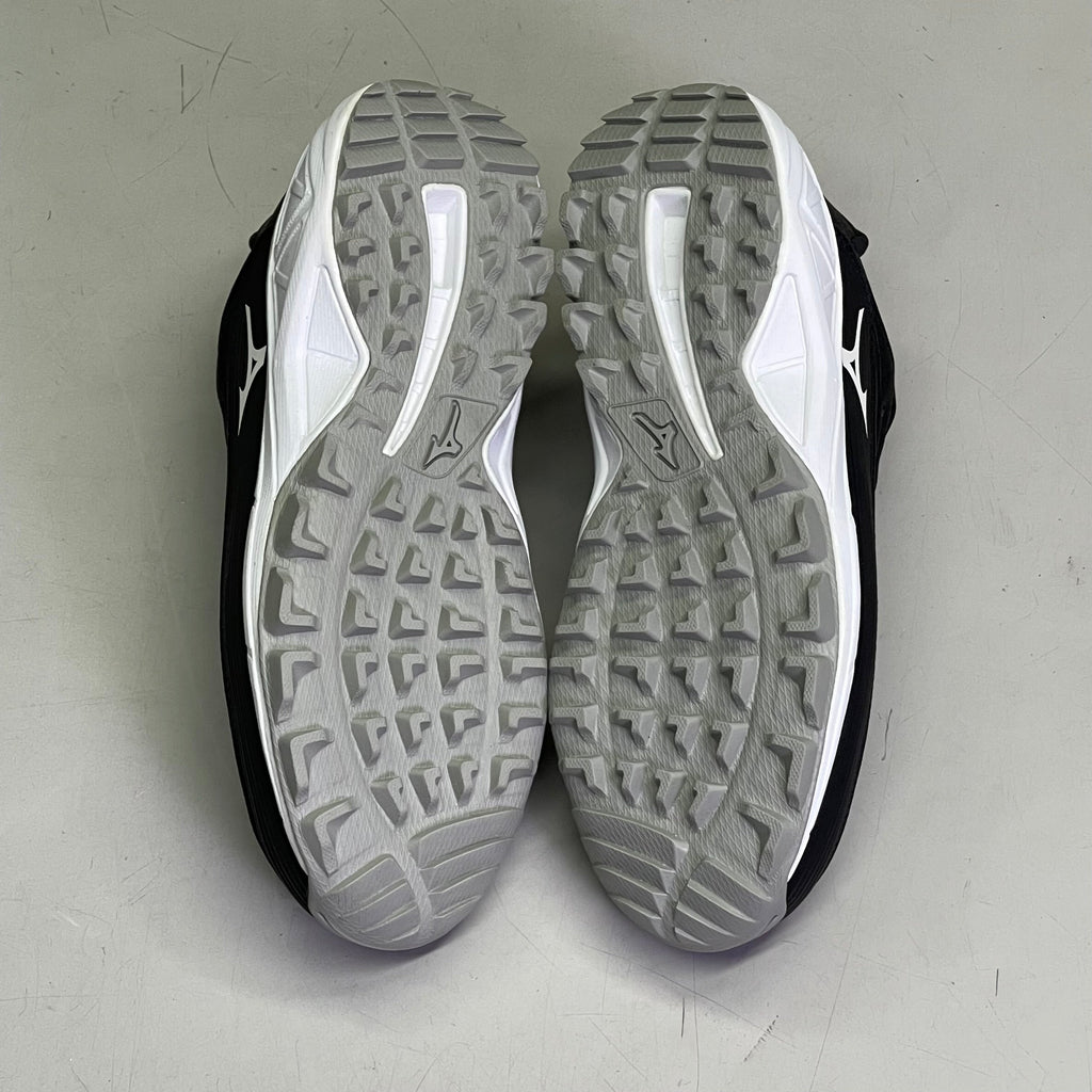 MIZUNO (PAIR) Ambition 3 Baseball Shoes US 4.5 Men's Black w/ White 11GT235109