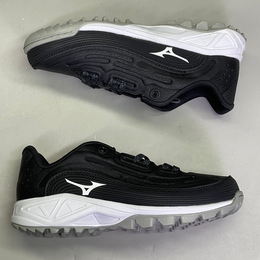 MIZUNO (PAIR) Ambition 3 Baseball Shoes US 4.5 Men's Black w/ White 11GT235109