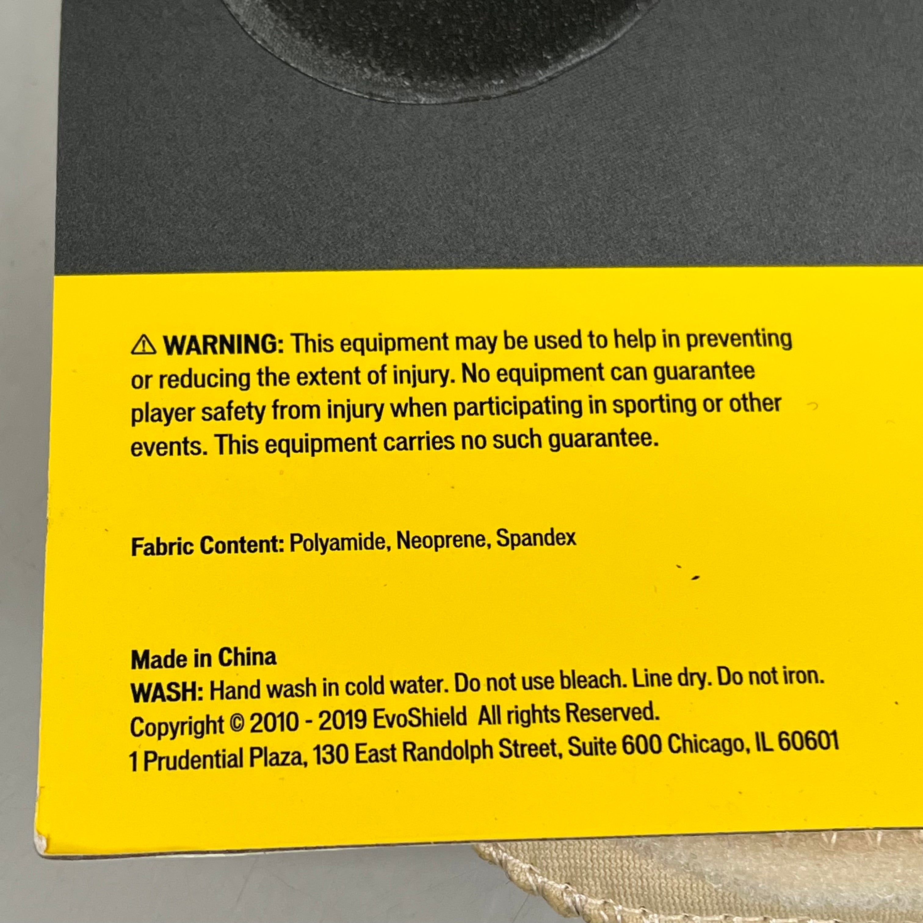 EVOSHEILD Protective Sliding Mitt Hand Guard Compression Strap Left Sand WTV4054