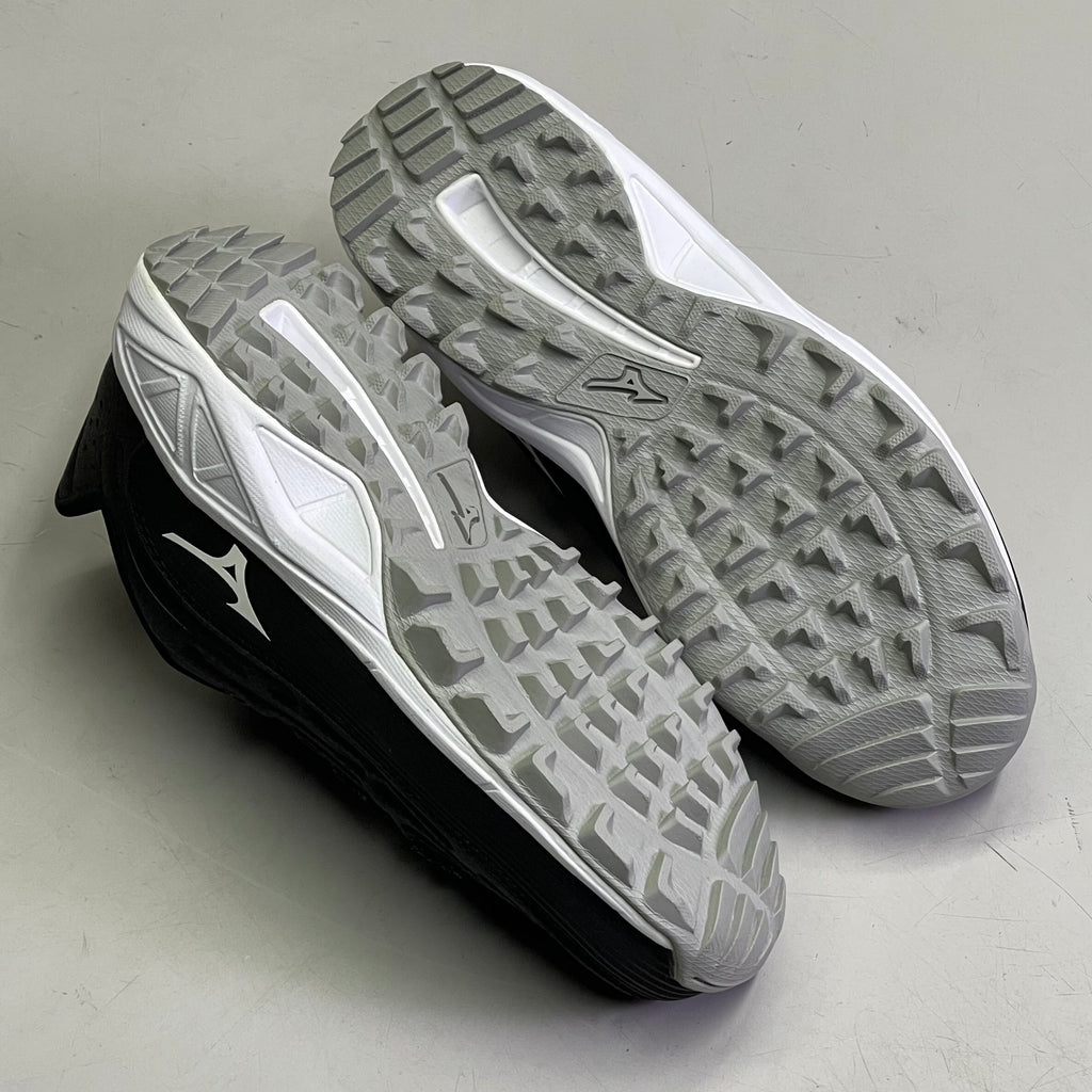 MIZUNO (PAIR) Ambition 3 Baseball Shoes US 4.5 Men's Black w/ White 11GT235109