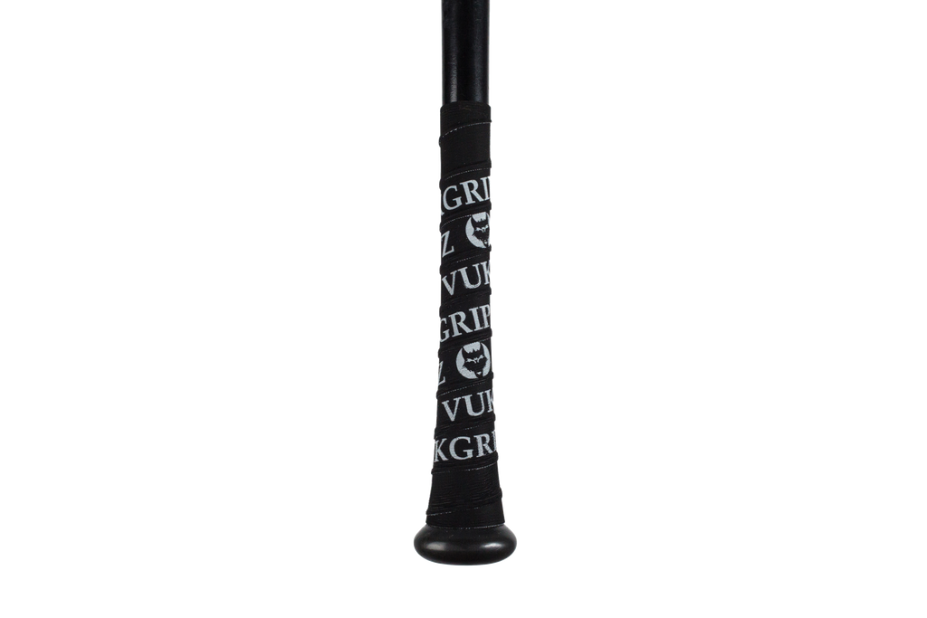 Black Bat Grip Tape with White