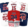Autographed/Signed Boston Baseball Jersey Mystery Box with PSA JSA or Beckett COA
