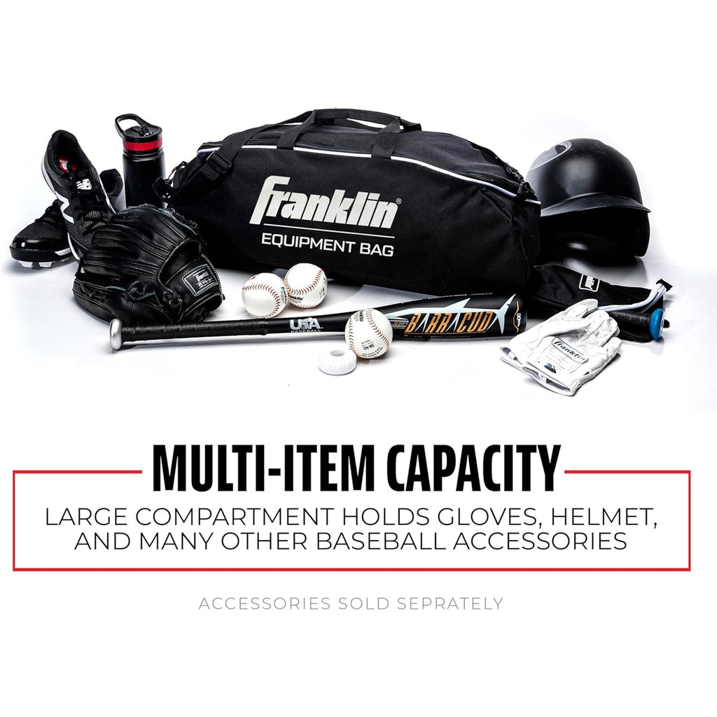 Franklin Sports Junior Baseball Equipment Bag - Stay Organized On and Off the Field