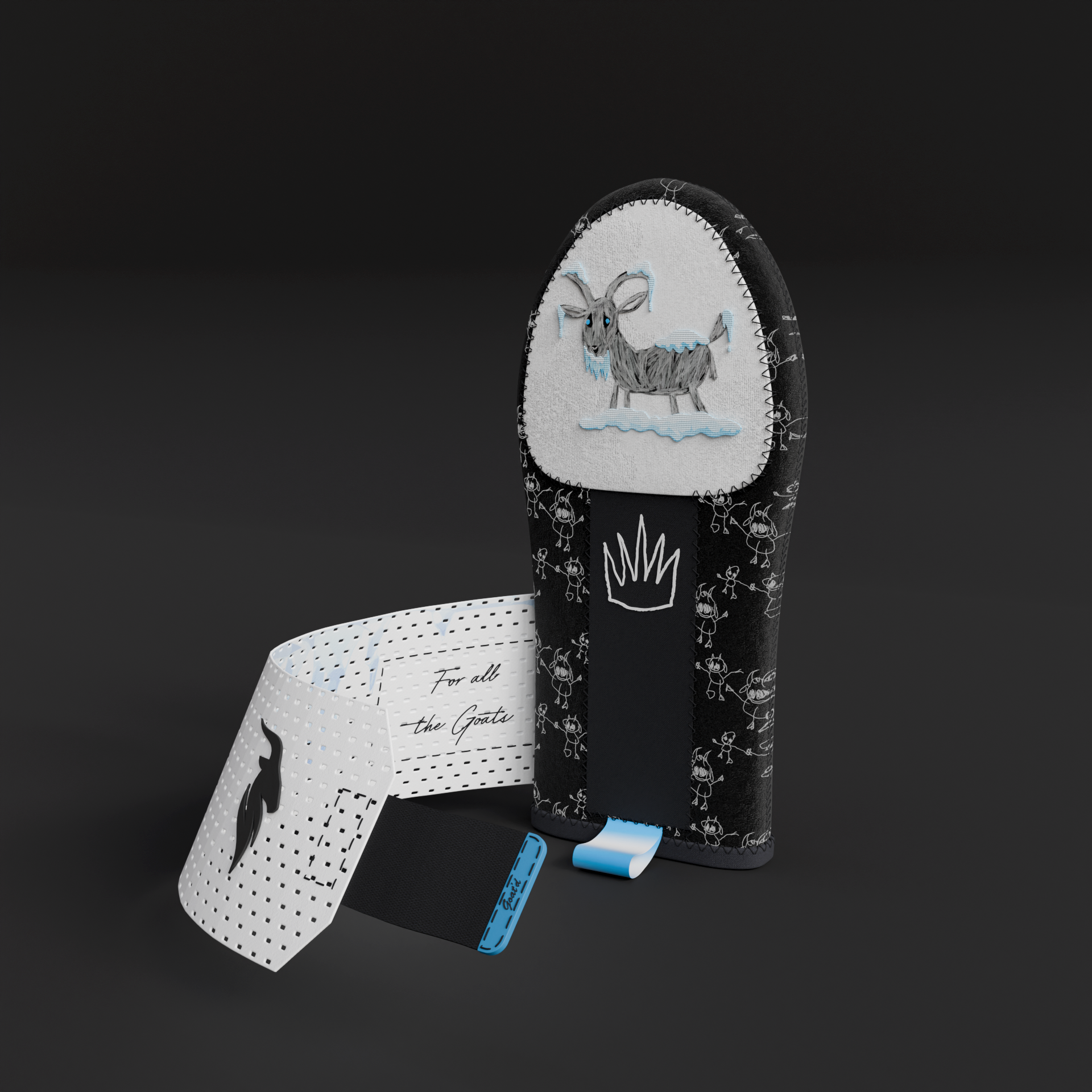 Iced Out Goat (Limited Collection) Sliding Mitt