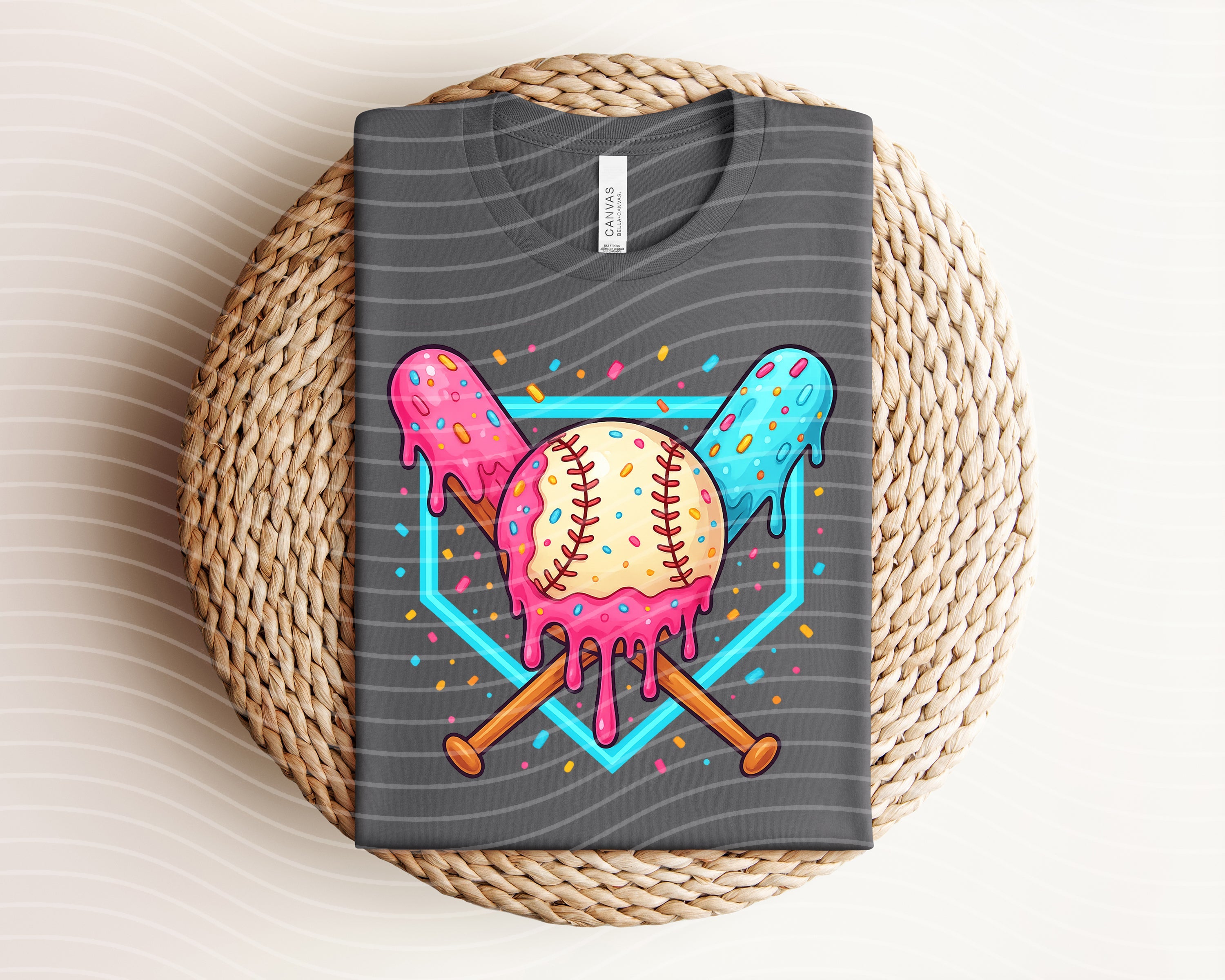 Baseball Drip Graphic Tee