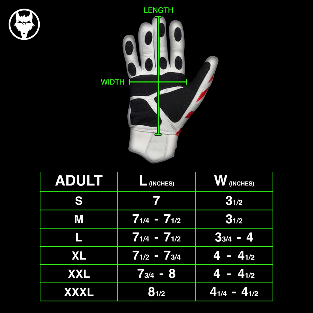 Prowler Black Batting Gloves