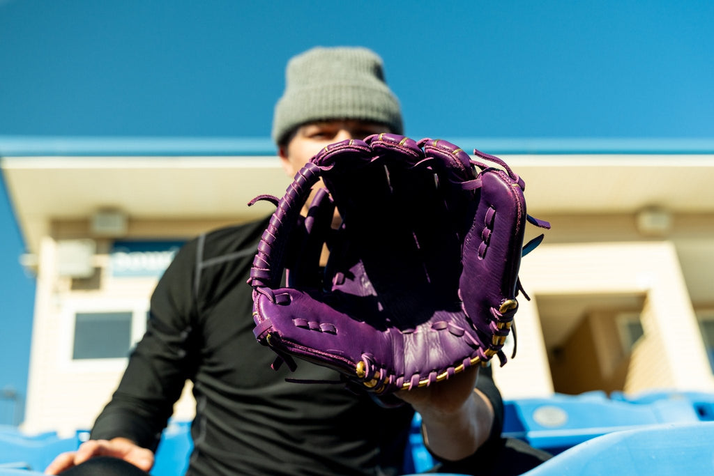 Relic MXT Series - Purple & Gold Ball Glove